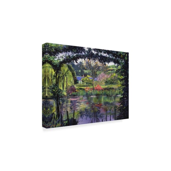 David Lloyd Glover 'Lakeside Giverny' Canvas Art,14x19